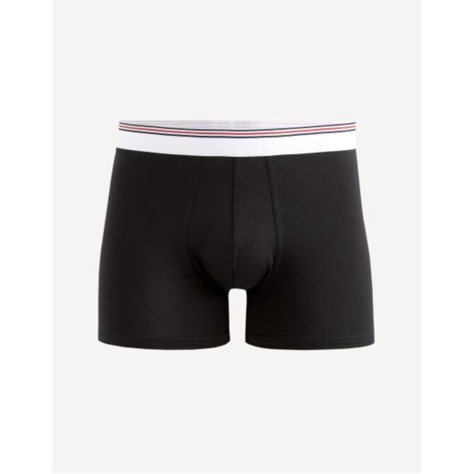 Celio Boxerky Mike bavlna Supima® Černá Černá, M
