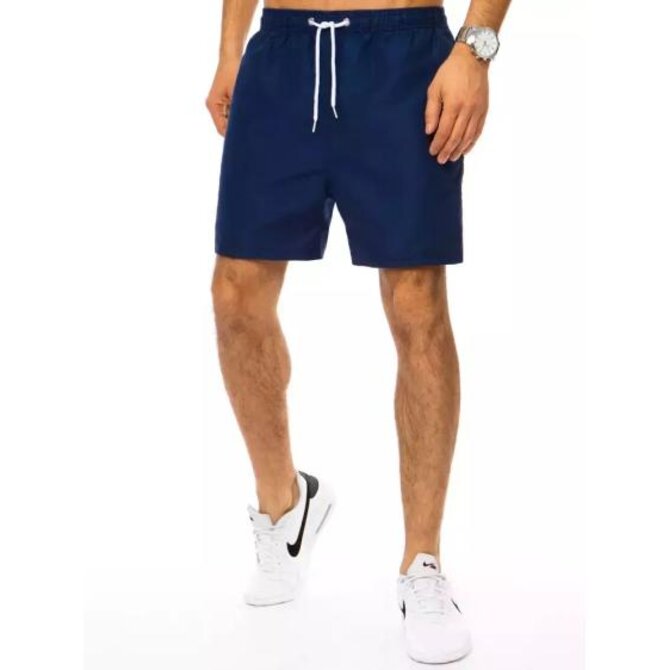 Pánské plavky bez potisku modré Námořnická modrá, XXL