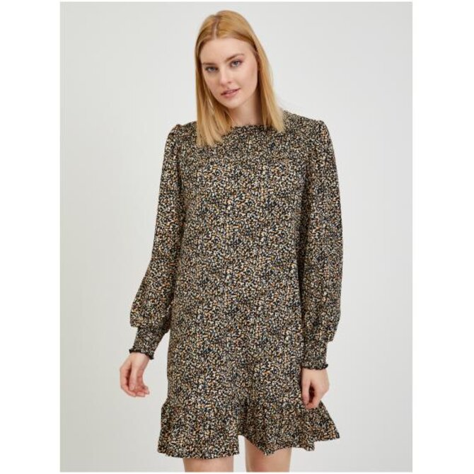 Černé dámské vzorované šaty Černá, S