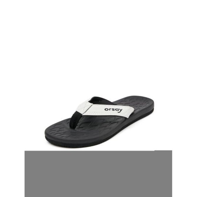 Bílo-černé dámské žabky Bílá, 36