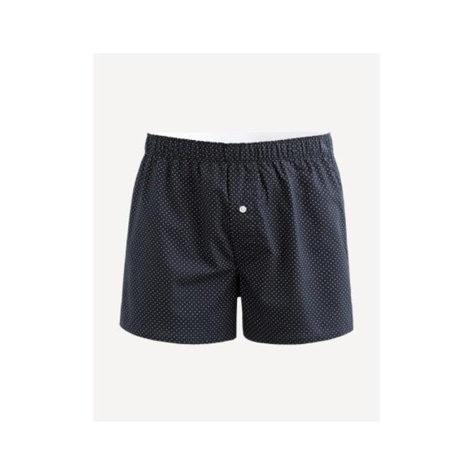 Popelínové puntíkované trenýrky Midots Modrá, M