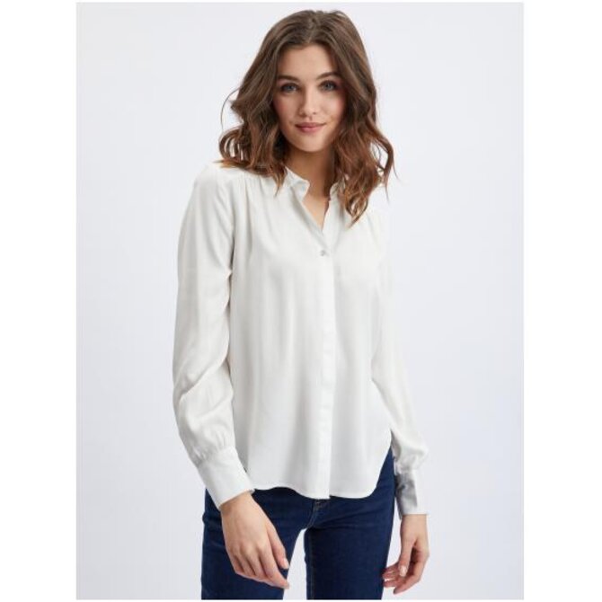 Bílá dámská halenka Bílá, 40