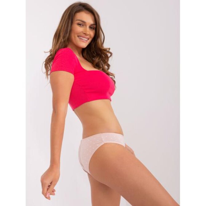 Dámské kalhotky se vzorem MARTHA světle růžové Růžová, XL