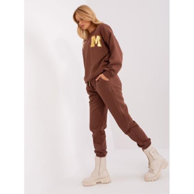 Dámská souprava VESIT tmavě hnědá Hnědá, Univerzální