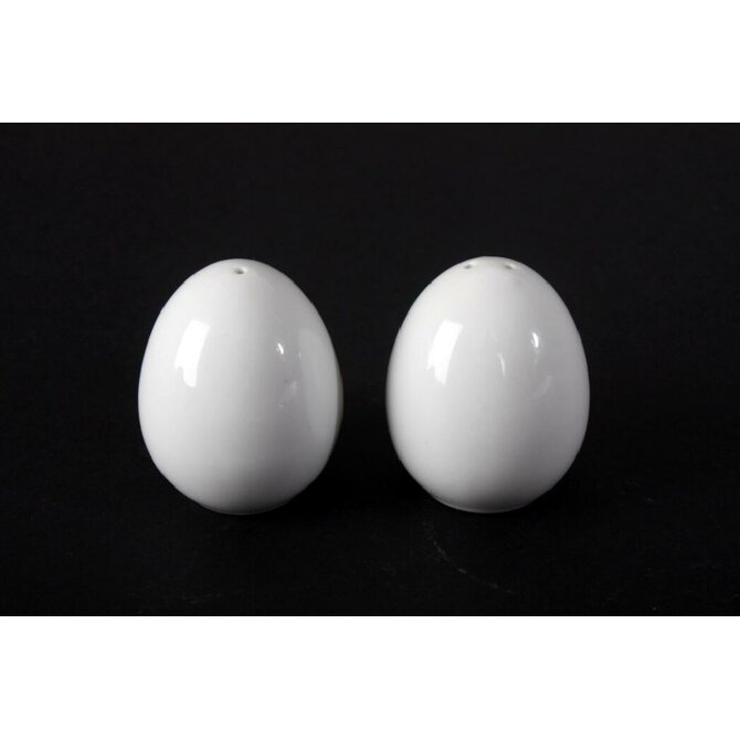 Sada sůl+pepř "EGGS-white" 6x7cm