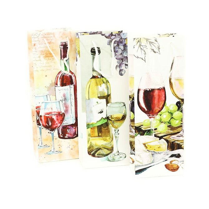 Taška na víno "WINE" 36x12x8.5/3dr.