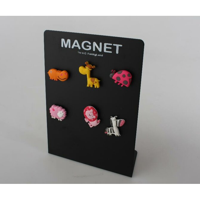 Magnet "ANIMALS-PVC" 3cm/6dr.