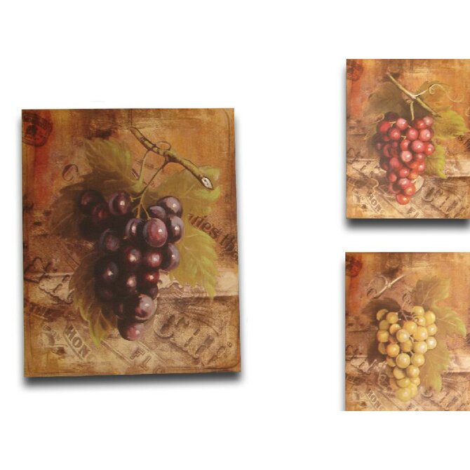 Obraz "GRAPES" 41x51x3/3dr.