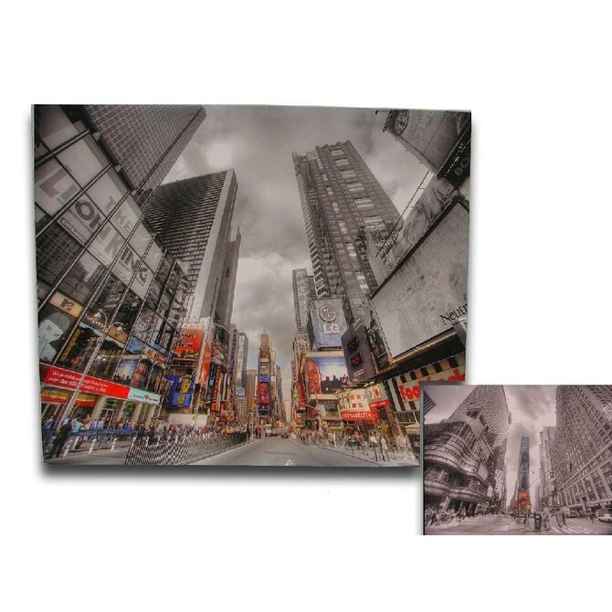 Obraz "NEW YORK-TIME SQ." 50x60x2.5/2dr.