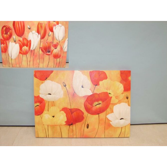 Obraz "flowers" 100x4x70/2dr.