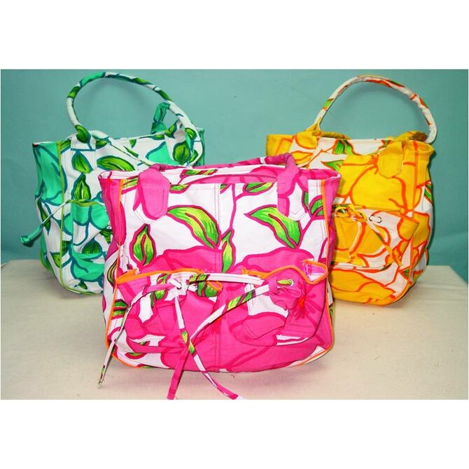 Textilní taška "Flowers" 30x14x34/3b.