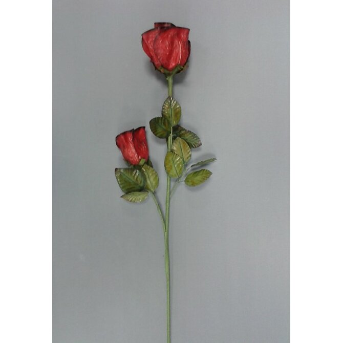 Růže "RED" 60cm/2x květ (latex)