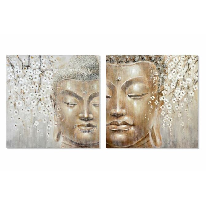 Obraz "BUDDHA" 100x100x3.8cm/plátno