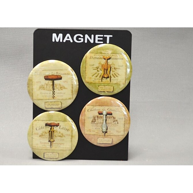 Magnet "WINE-metal" 8cm/4dr.