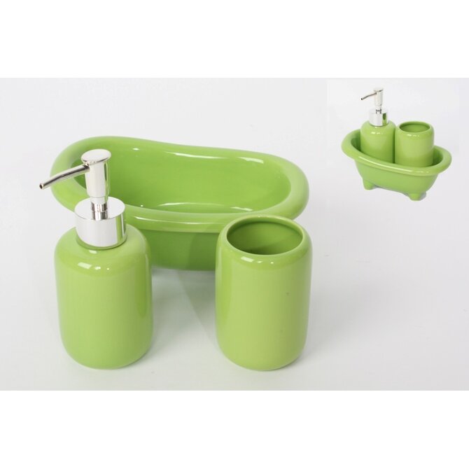 Koupelnový set "GREEN BATH" 20x12-3 díly