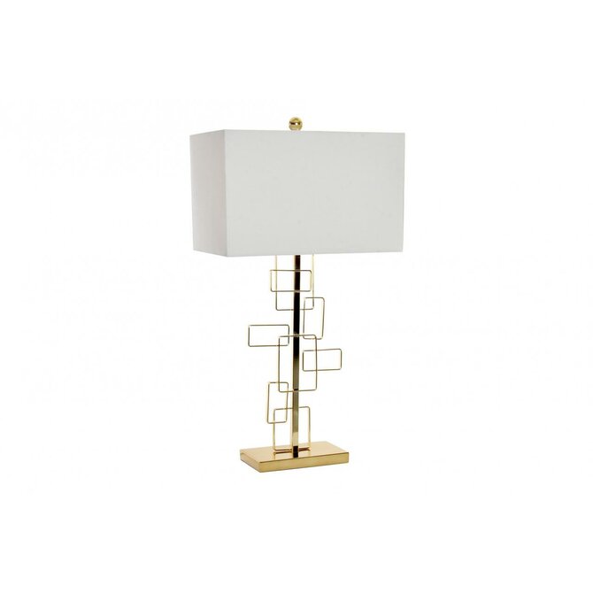 Stolní lampa "SQUARE GOLDEN" 41x23x79cm