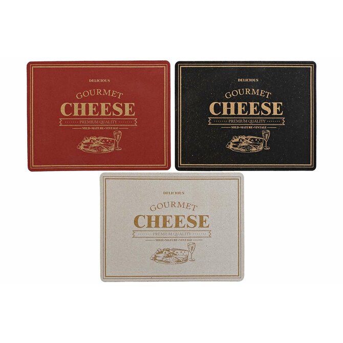 Prostírání "CHEESE" 45x30x0.5/korek/3dr.