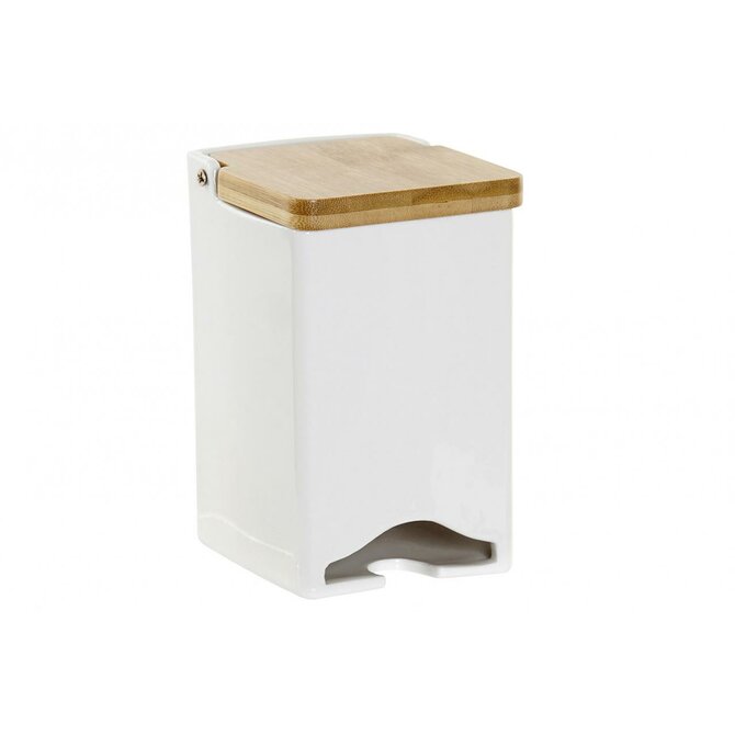 Porcelánový box na čaje "WHITE" 9x9x14cm