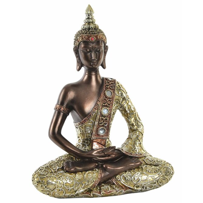 Soška "BUDDHA-GOLDEN" 29x14x38cm