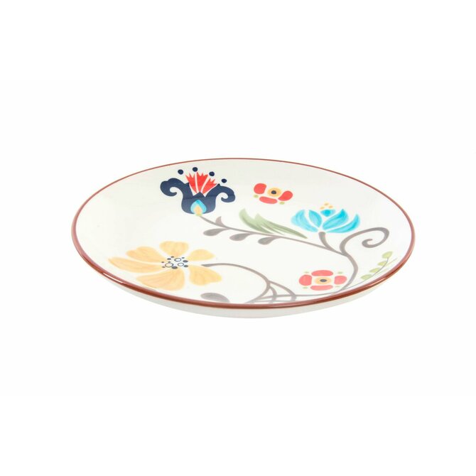 Keramický talíř "THAI FLOWER" 19x2.5cm