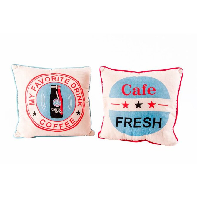 Polštář "RETRO COFFEE" 40x40/2dr.