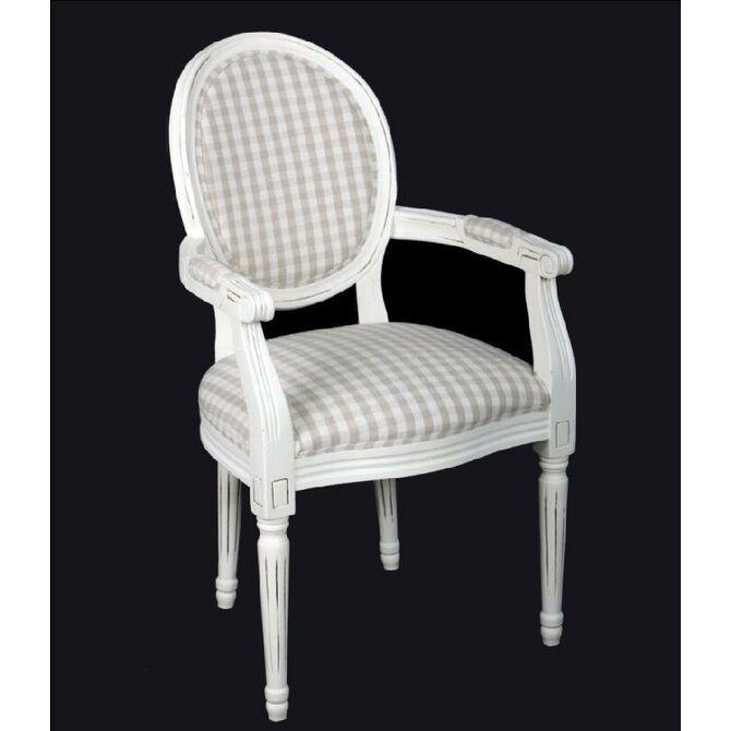 Židle "CHAIR WOOD LINEN" 57x60x93cm