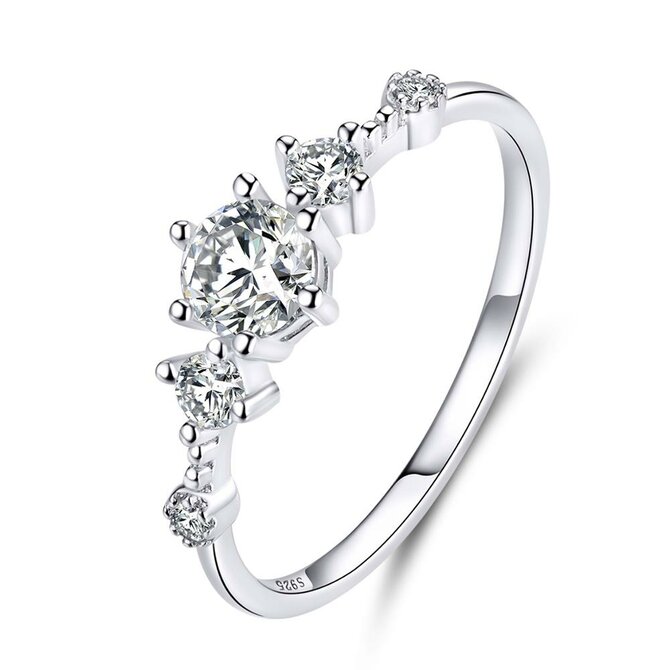 Stříbrný prsten Olivie Velikost: 51