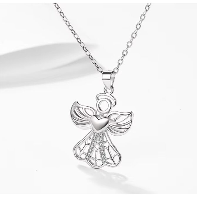 Klenoty Amber Náhrdelník Strážný anděl  stříbrná , stříbro Ag 925/1000