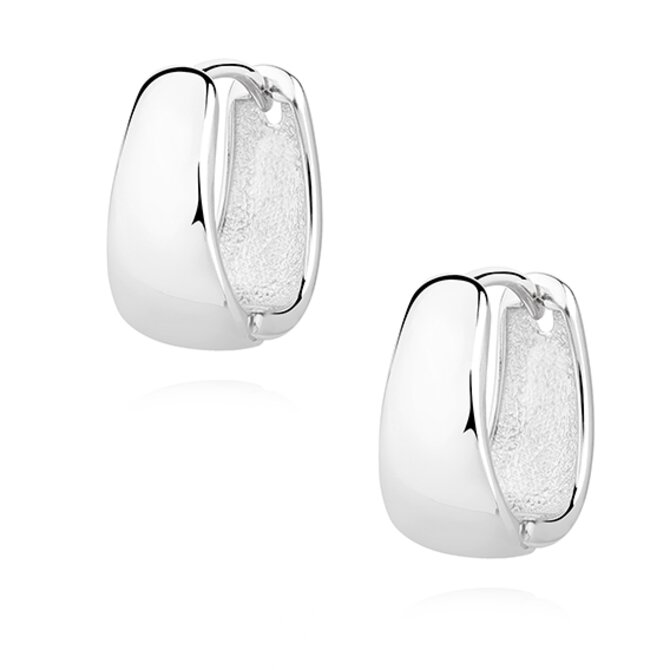 Klenoty Amber Minimalistické stříbrné náušnice Aria  stříbrná , stříbro Ag 925/1000