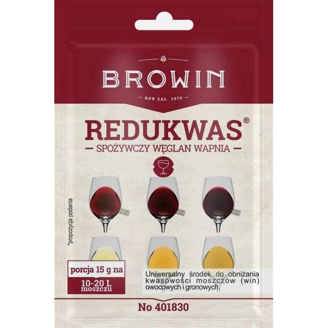 Browin REDUKWAS - potravinářský uhličitan vápenatý - 15 g