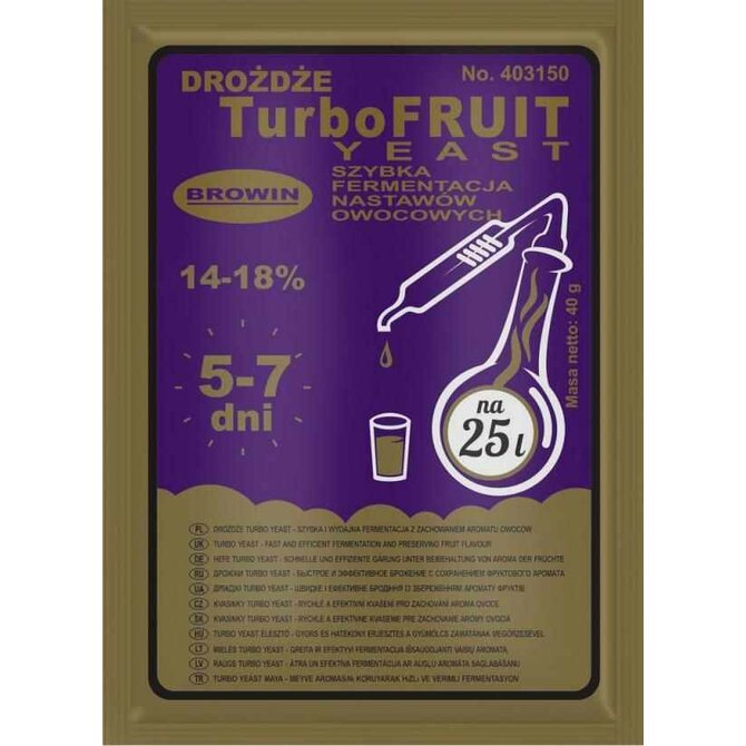 Browin Kvasinky Turbo Fruit 40 g _14-18%