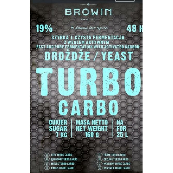 Browin Kvasinky Turbo Carbo 160g - 48 h