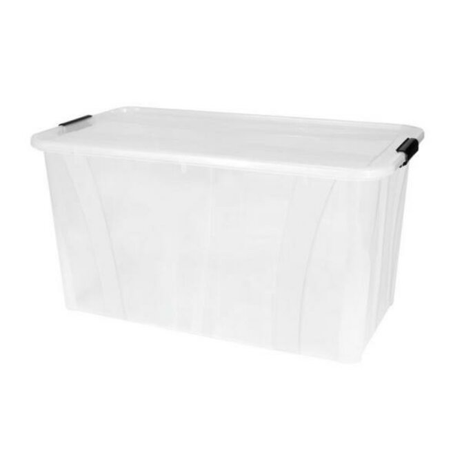 DURAplast Plastový úložný průhledný Master box  80 l