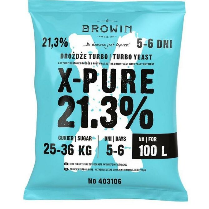 Browin Kvasinky turbo X-Pure 21,3%, 360g