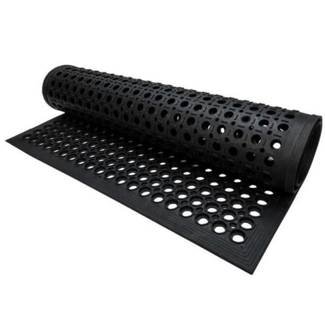 DuraHome Rohož guma, Domino, s nájezdem, 90x150x1,3 cm