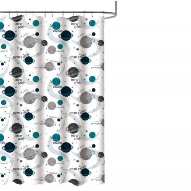 DuraHome Závěs koupelnový 180x180 cm PEVA, vzorovaný_HW1367
