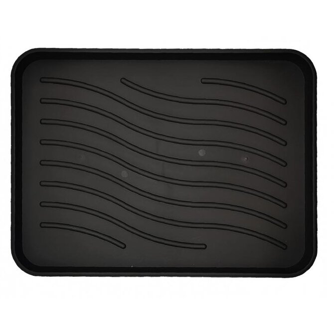 DuraHome Odkapávač na obuv, 38x50 cm, černý