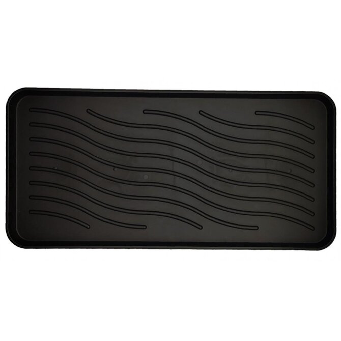 DuraHome Odkapávač na obuv, 38x78 cm, černý