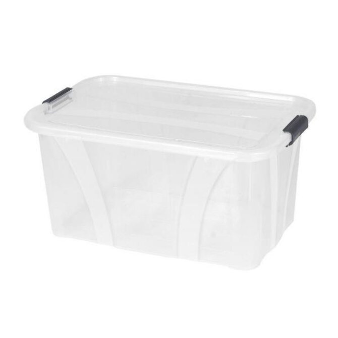 DuraHome Plastový úložný průhledný Master box  32l
