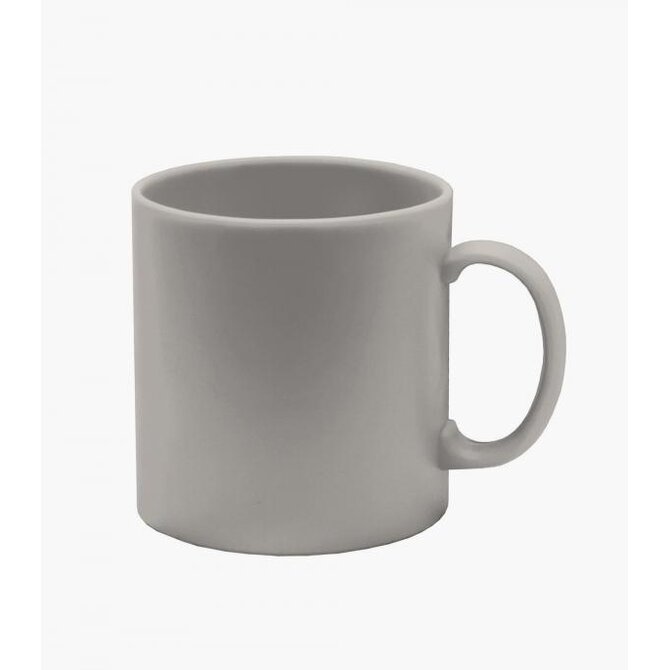 DuraHome Hrnek velký, hladký, 350 ml, šedý