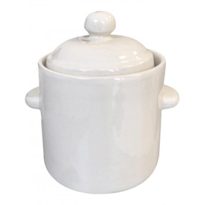 DuraHome Zelák selský  hermetický, s víkem 1,8l, béžový