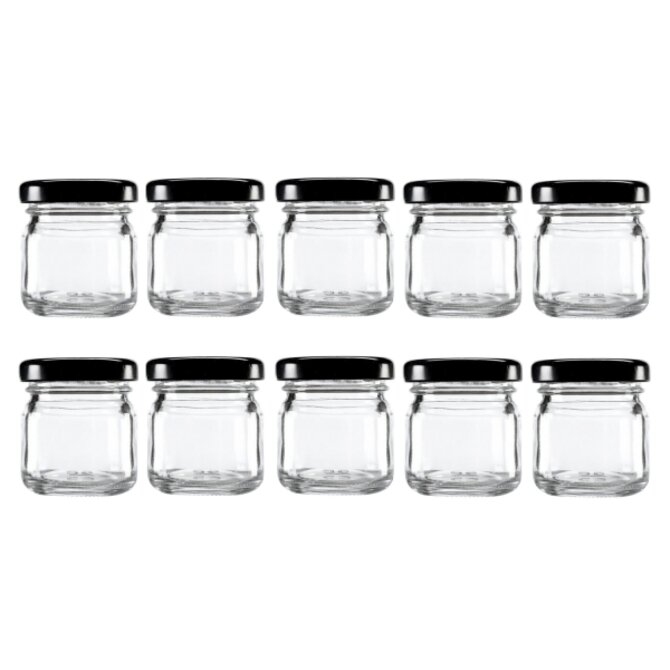 DuraHome Sklenice zavařovací 40ml s víčkem 43, 10ks