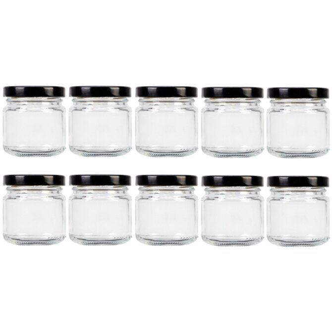 DuraHome Sklenice zavařovací 100ml s víčkem 53, 10ks