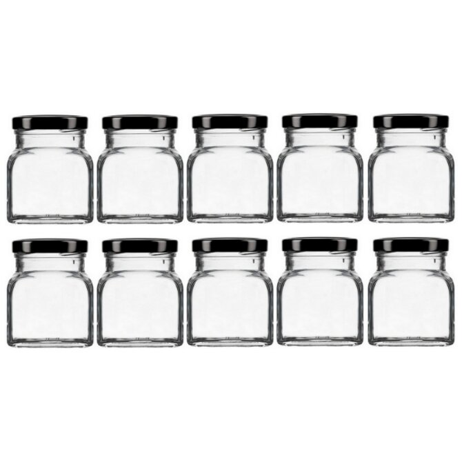 DuraHome Sklenice zavařovací 120ml s víčkem 53, 10ks