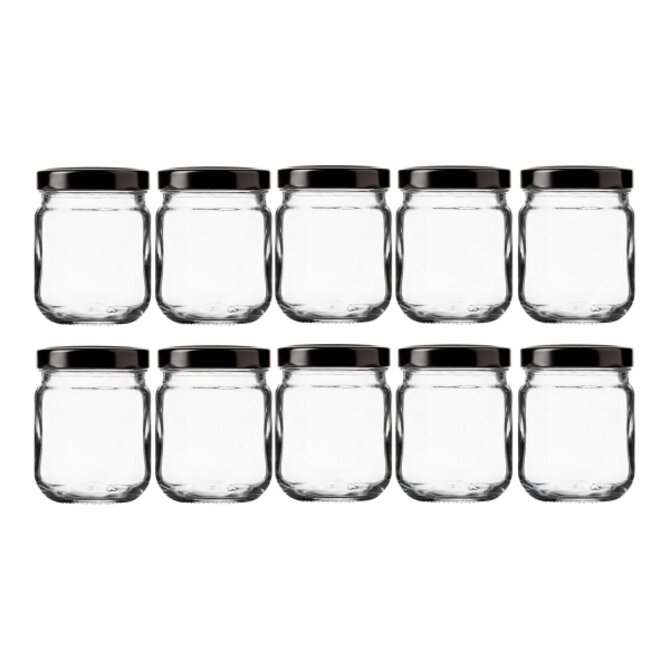 DuraHome Sklenice zavařovací 130ml s víčkem 53, 10ks