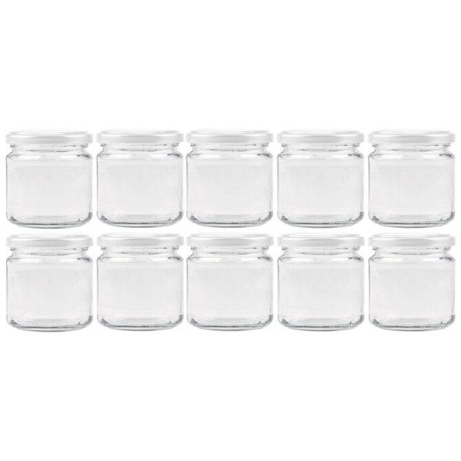 DuraHome Sklenice zavařovací 212ml s víčkem 66, 10ks