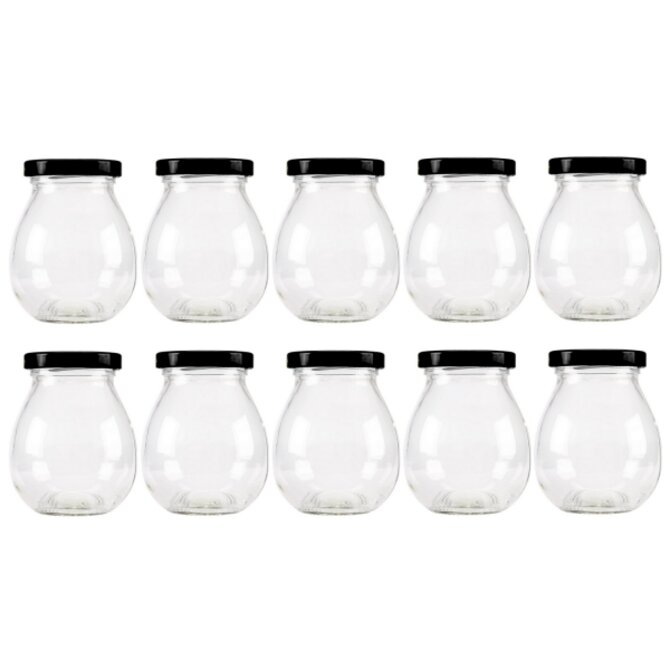 DuraHome Sklenice zavařovací 245ml s víčkem 58, 10ks