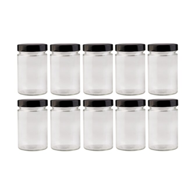 DuraHome Sklenice zavařovací 330ml s víčkem 66, 10ks