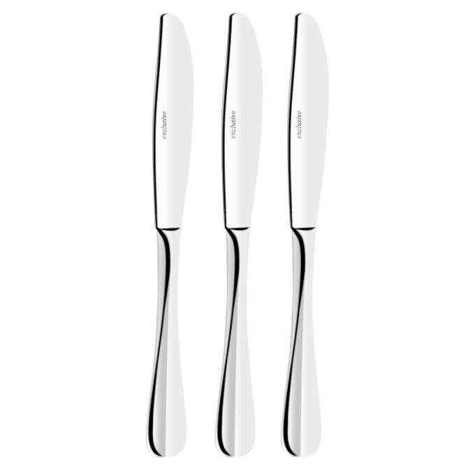 DuraHome Nůž dezertní CAPRI, 3ks, stříbrný