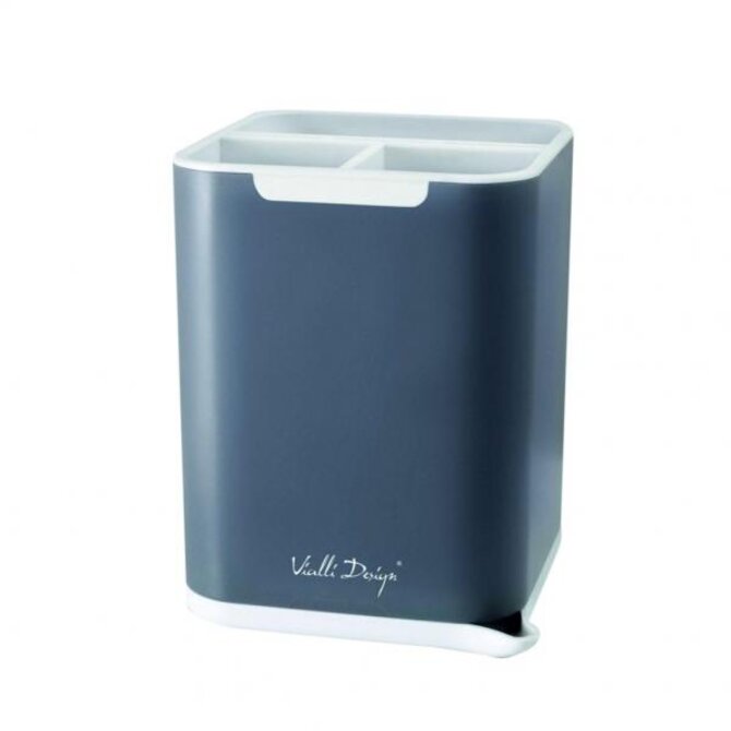 Vialli Design Odkapávač na příbory, šedý, LIVIO DUO 5622